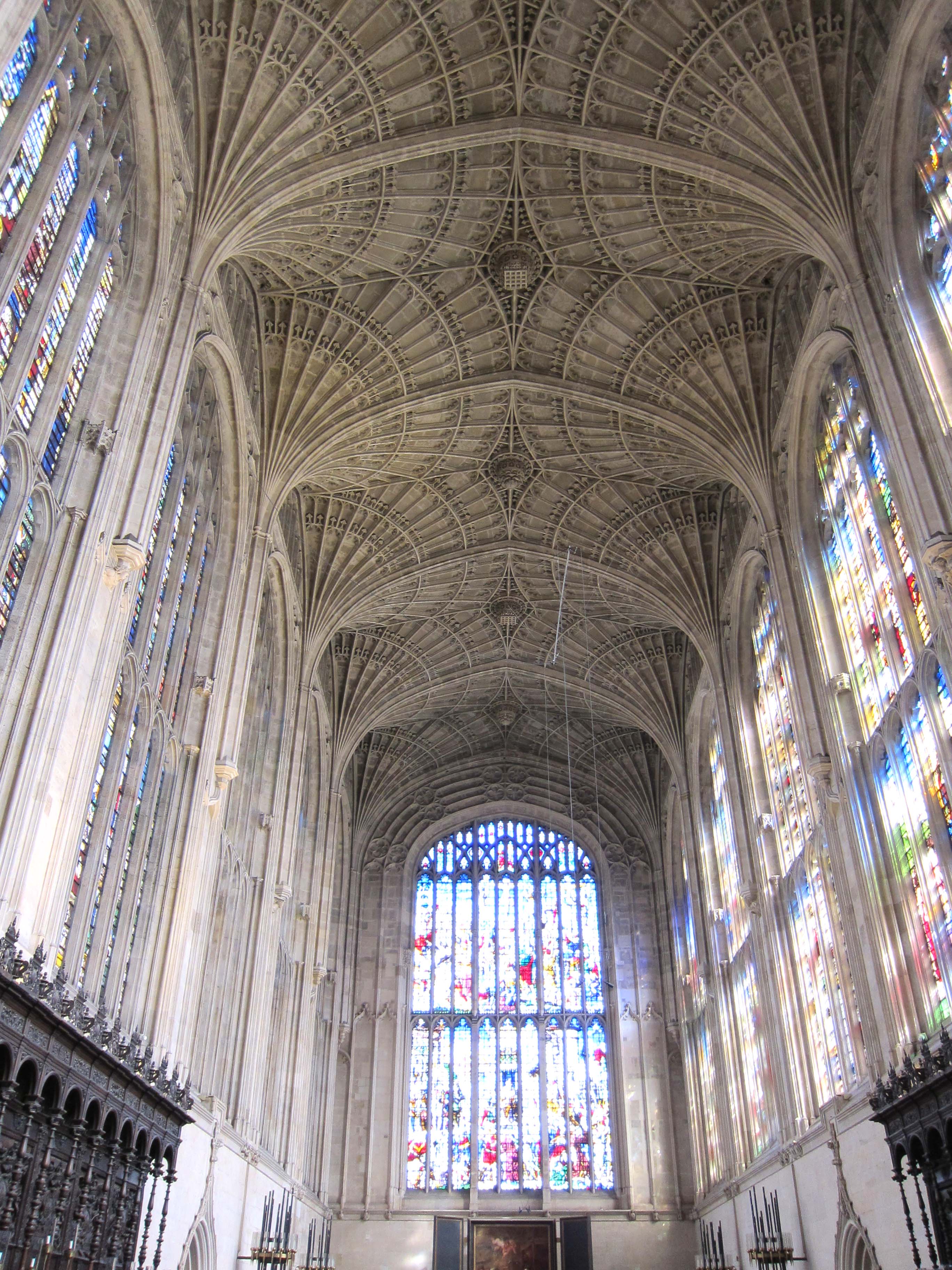 Kings College Cambridge chapel ceiling